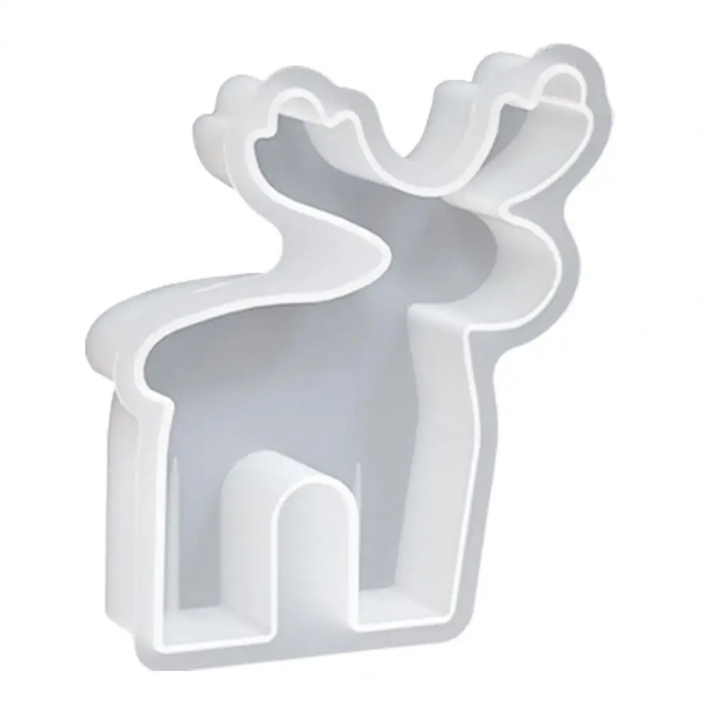 Форма для изготовления мыла Рождественская Снежинка лось силиконовая форма