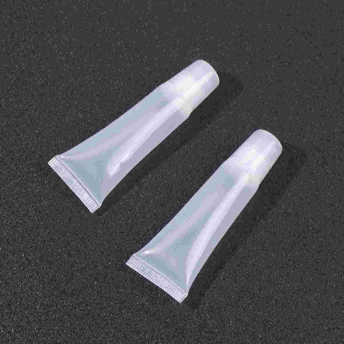 

Lip Tubes Containers Gloss Empty Sample Mini Balm Lotion Tube Bottle Refillable Jars Bottles Portable Clear Container Refill Jar