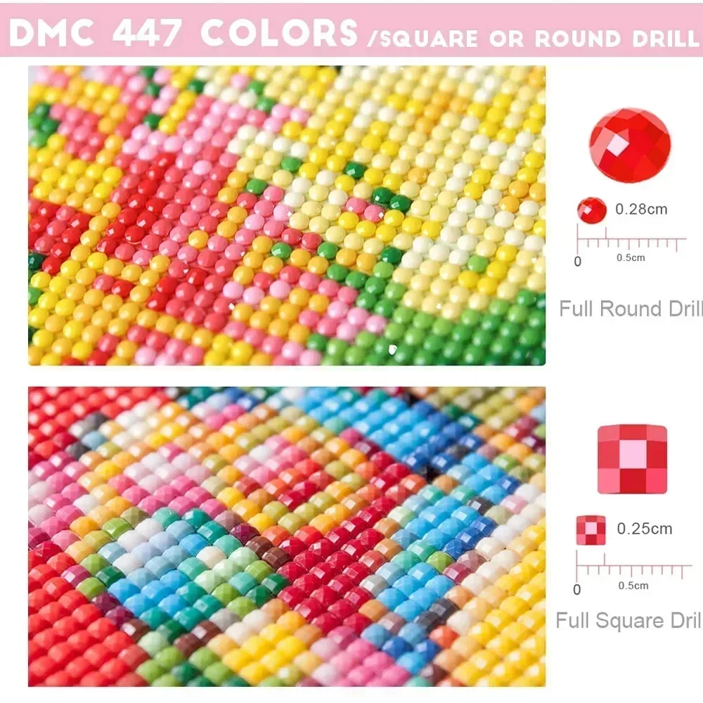 5D DIY Религиозный комплект алмазной живописи Ангел Крест Вышивка Цветок Ручная