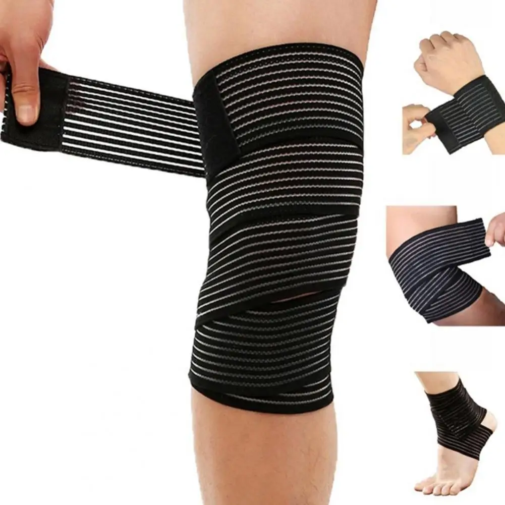 

40cm/70cm/90cm/120cm/180cm 1Pc Elastic Bandage Breathable Sports Wrist Knee Ankle Elbow Calf Arm Band Brace Support Wrap