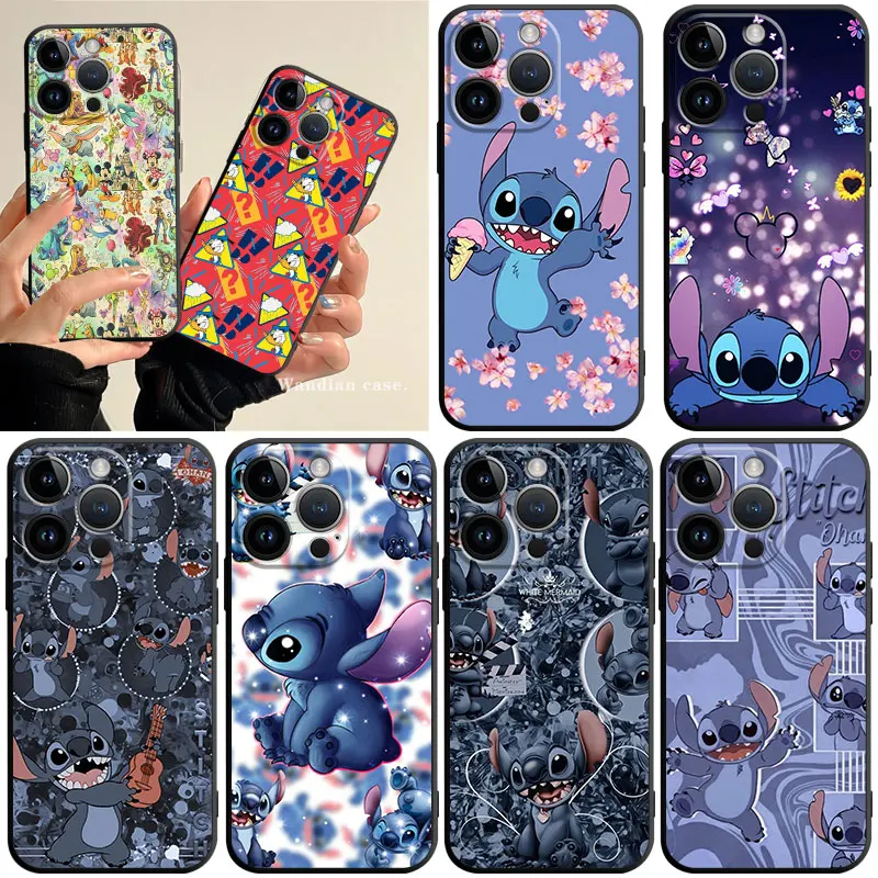 

Disney Family Pattern Phone Case for iPhone 11 14 13 12 Pro Max 7 8 6 6S Plus XR XS X 13mini 12mini Silicone Cover