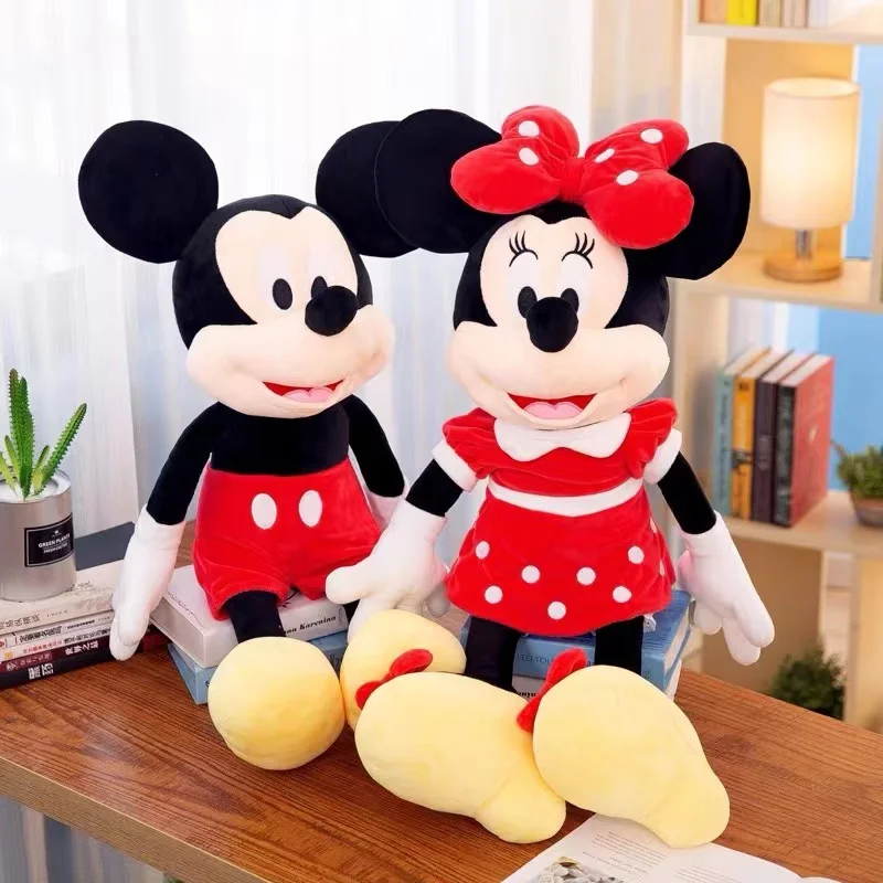 Kawaii Disney Микки Маус и Минни плюшевые игрушки 30 см милые мягкие набивные куклы