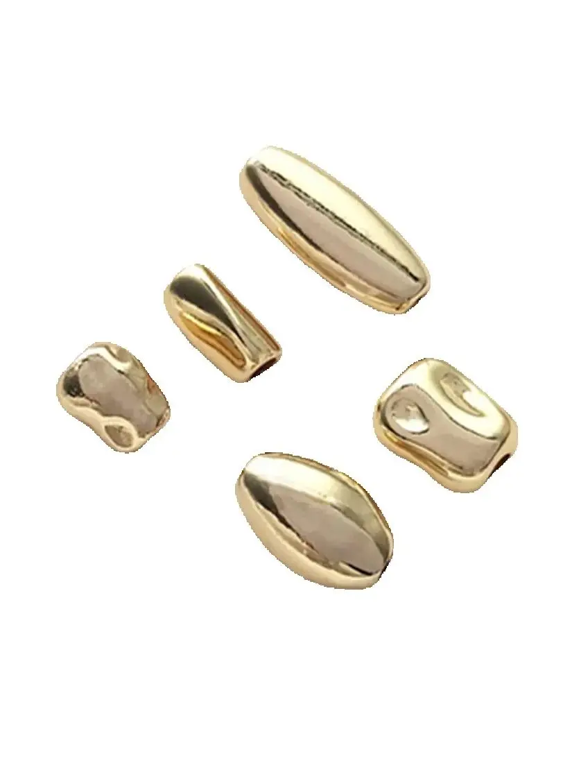 Длинные витые бусины из рисового камня браслет ручной работы сделай сам