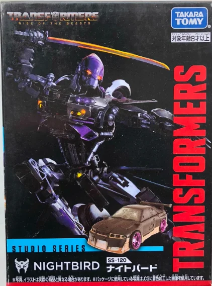 Фото [точечные товары] Трансформированные игрушки, игрушка SS Series SS104, роскошная фигурка Night Bird Beast Rise, коллекция роботов, подарок №2