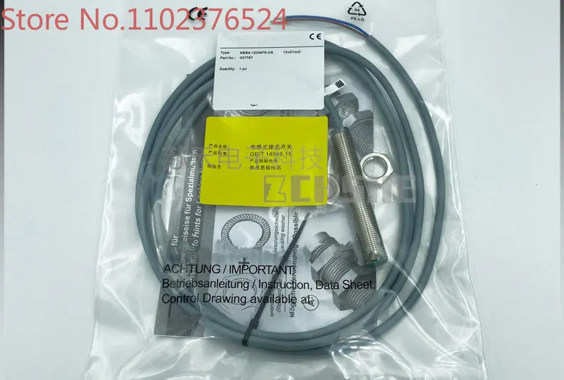 Индуктивный бесконтактный переключатель NBB4-12GM75-US DC с двумя проводами и нормально открытым датчиком
