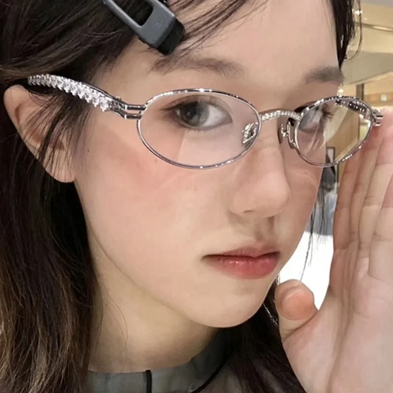 Новые овальные зеркальные Мужские металлические ретро-очки Серебряные