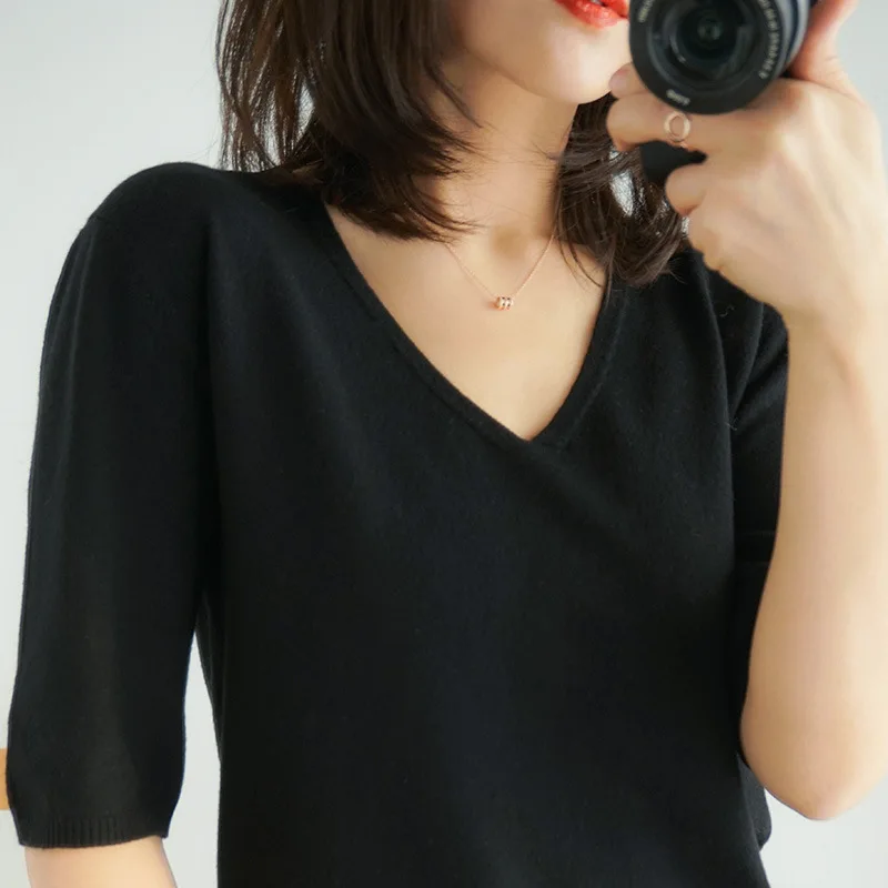 

Sweater Woman new autumn and winter long sleeves with a slim bottom blouse half turtleneck sweater SBC167-SBC173