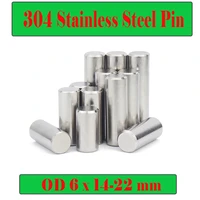 od 6mm 304 stainless steel pin 1415161820226 mm 20pc cylindrical pin posit loose needle roller