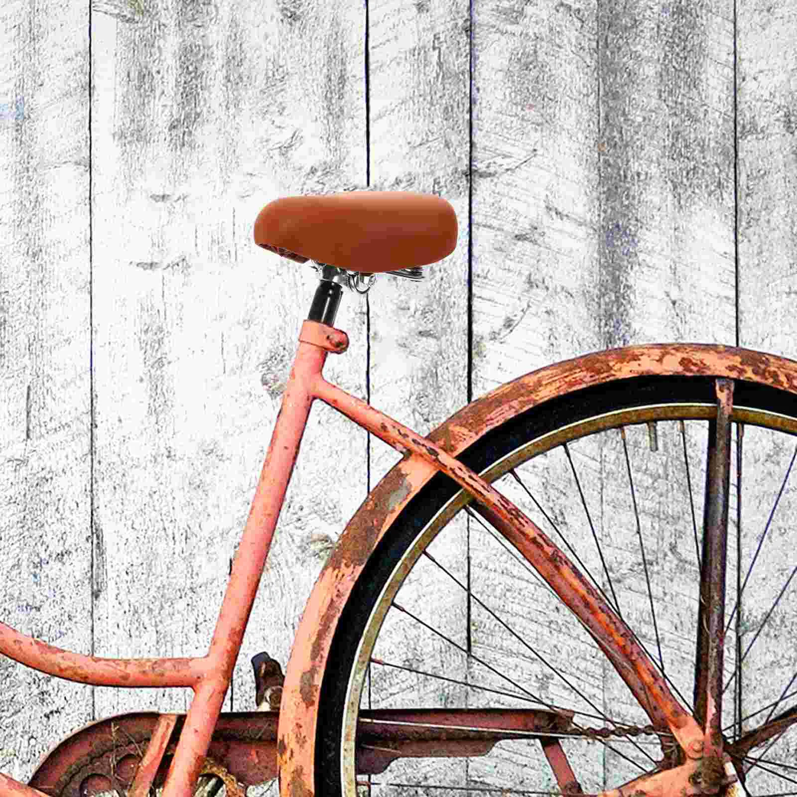 

Kid Bike Back Cushion Rear Rack Mat Seats Saddle Backseat Pu Bicycles Child