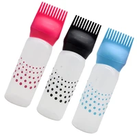 root comb applicator bottle applicator bottle for hair dye bottle applicator brush root comb bottle with graduated scale 3pcs
