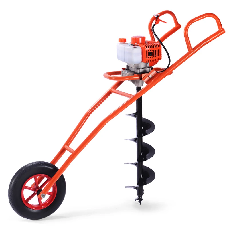 

78cc Earth Auger Agricultural Hole Digging Machine Two-Stroke Gasoline Ground Drill Garden Tool Machine