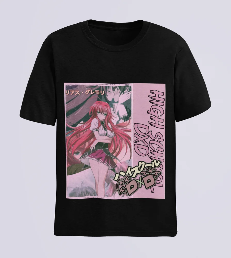 Аниме футболка для старшей школы DxD аниме Rias Gremory Akeno Himjima
