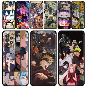Phone Case For Samsung Galaxy A51 A12 A52 A32 A21s A71 A31 A02s A72 A41 A03s A22 A52s A23 Coque Naruto Namikaze Minato Sakura