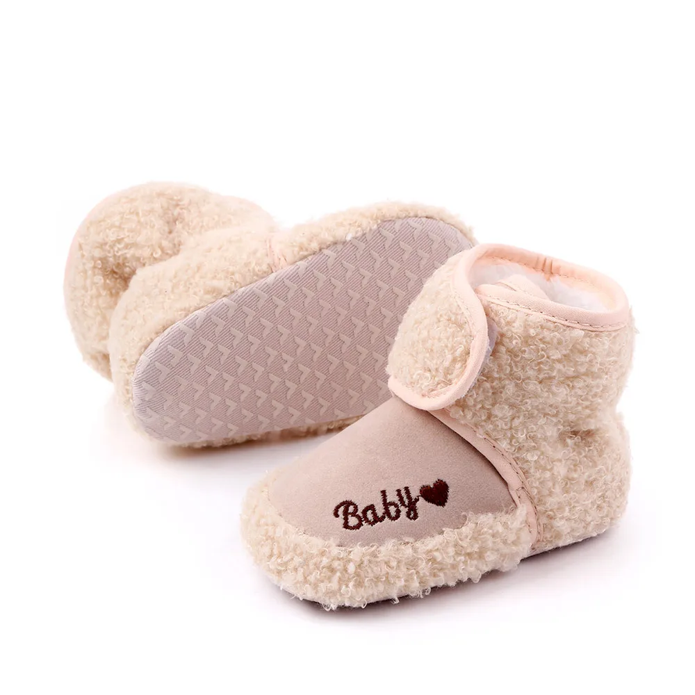 Зимние теплые пинетки для новорожденных