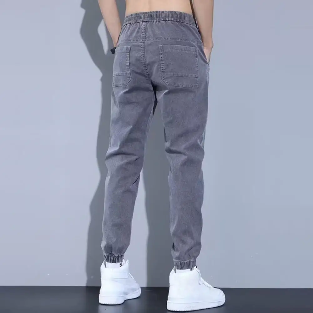 

Men Sweatpants Elastic Waist Men Winter Pants Streetwear Autumn Trousers