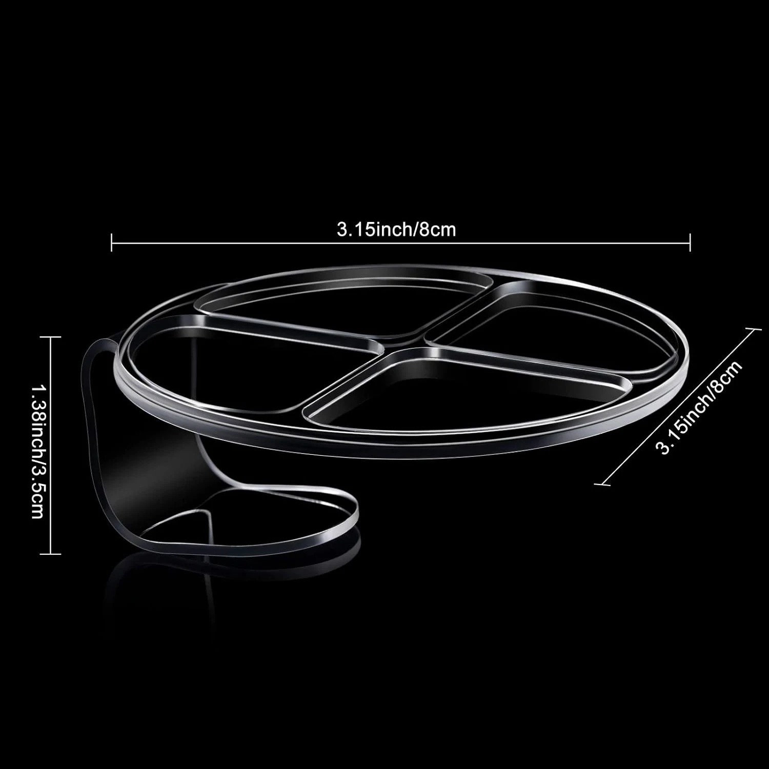 Палитра для смешивания лаков ногтей акриловые зеркальные маникюрные палитры