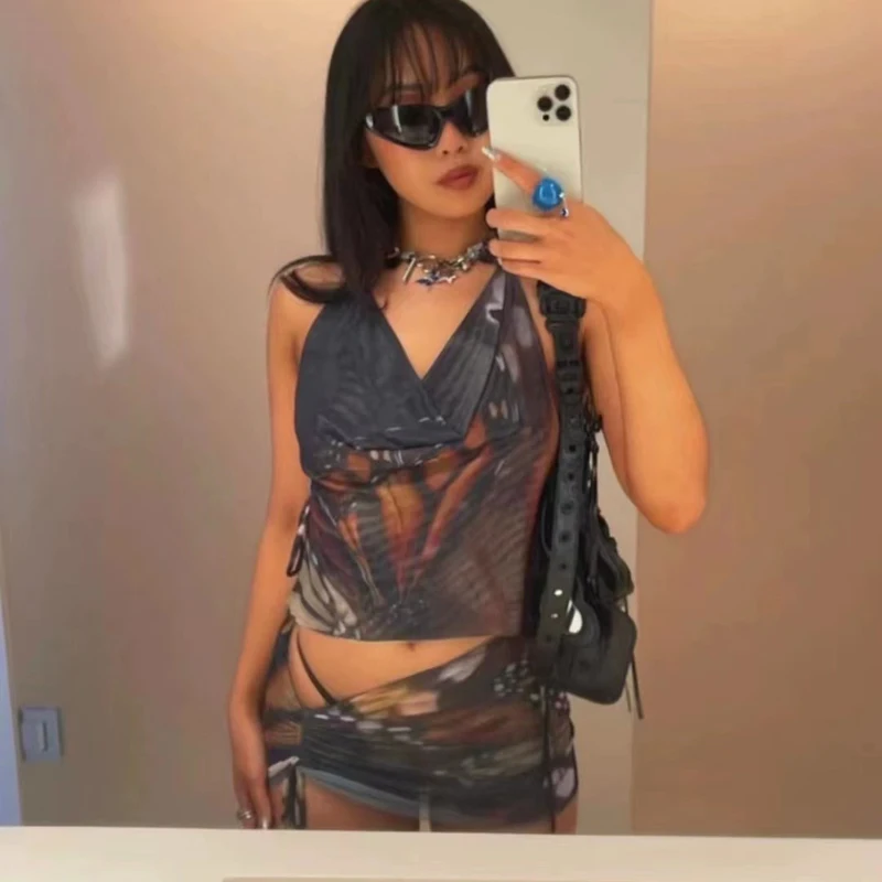 Солнцезащитные очки в стиле панк Y2k для мужчин и женщин роскошные брендовые