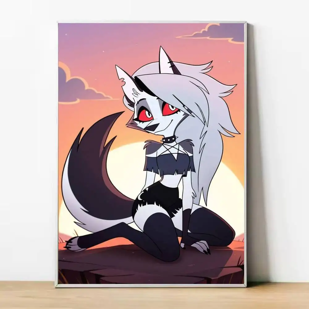 Постер Sassy L-Loona Wolf, HD качество, настенный декор, ретро-постеры для дома, декор стен комнаты, самоклеящиеся (art.: 3920dba3cb1be) - 3920dba3cb1be