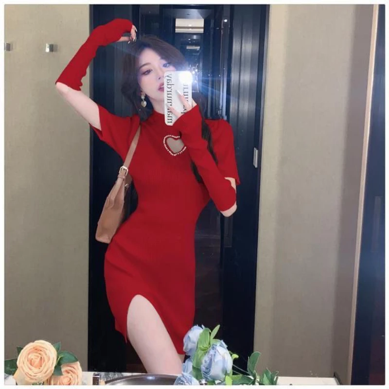 

Женское мини-платье с коротким рукавом, летняя модная уличная одежда, наряды, вечерние платья, женское платье с воротником-стойкой G116