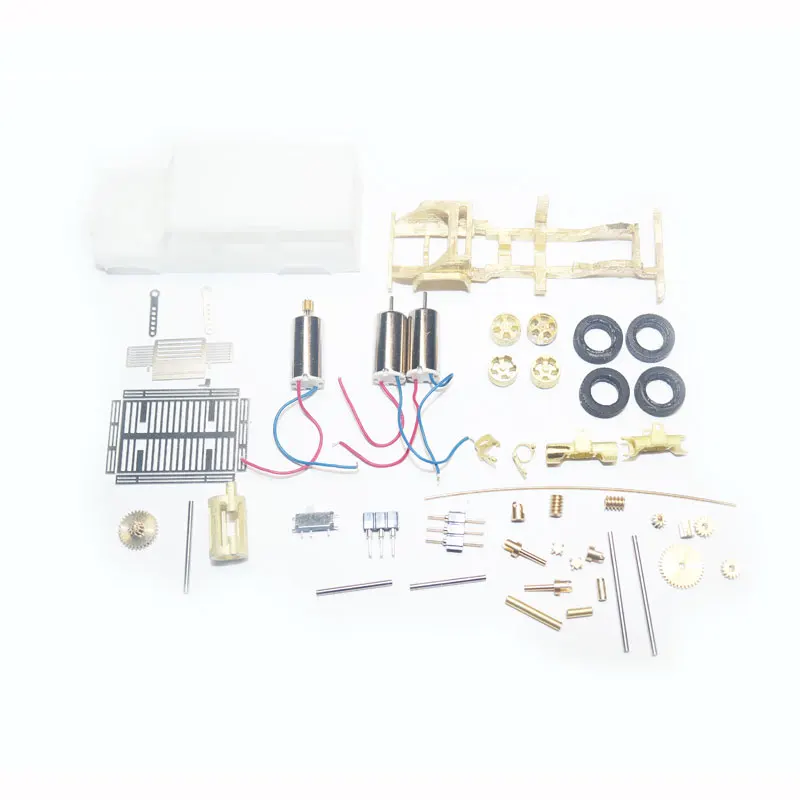 Pаспродажа Набор для самостоятельной сборки шасси 4x4, корпус и мотор D110 с 3d-печатью, Dasmicro Das87 HO Scale 1/87