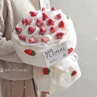 0 51 5m flower wrapping cloth lattice florist bouquet craft diy korean style waterproof