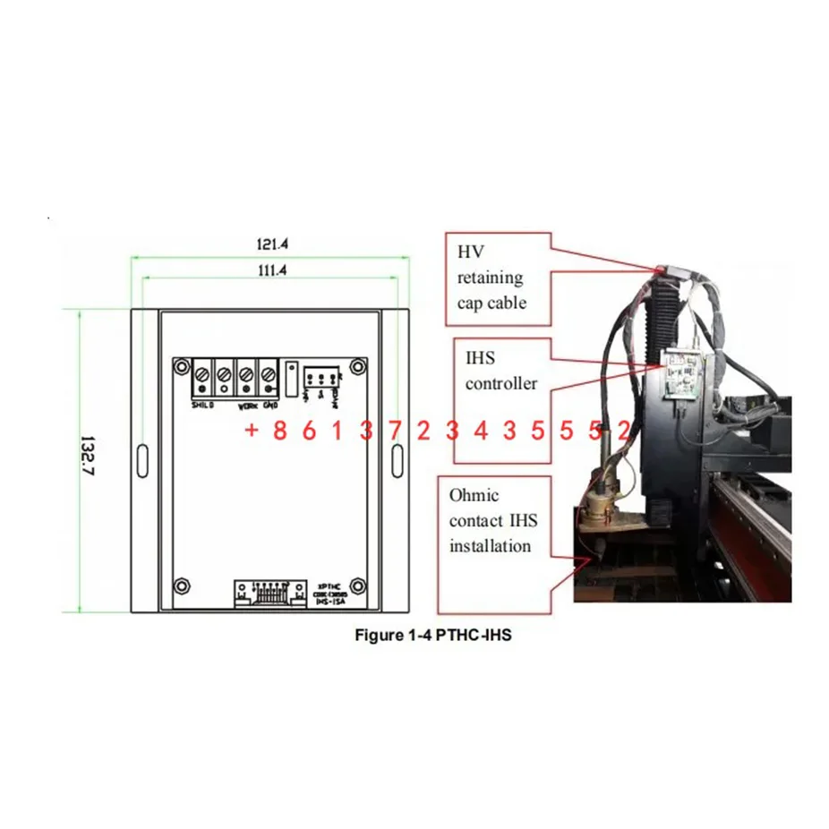 Недавно запускаемый контроллер высоты плазменной горелки HYD PTHC-200DC для станка