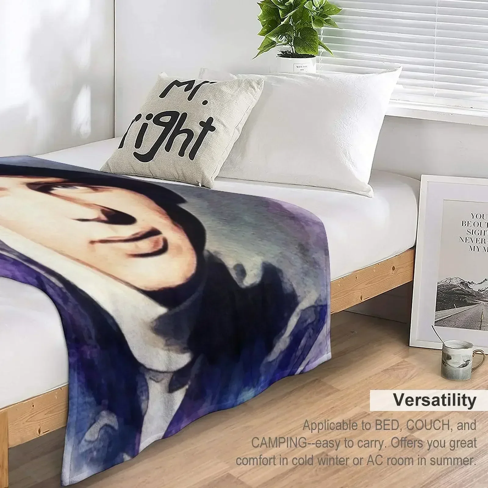 Гене Питни музыкальная легенда декоративное одеяло для дивана пушистые меховые