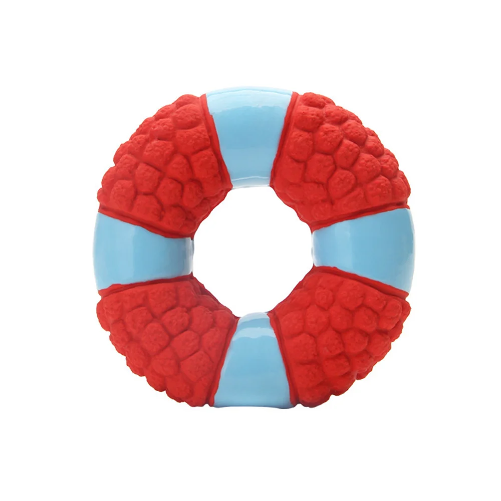 

Pet Toys Latex Dog Cat Toys Tooth Grinding Cleaning Sound Training Interactive Fuuny Creative Ring Toys Pet Accessories