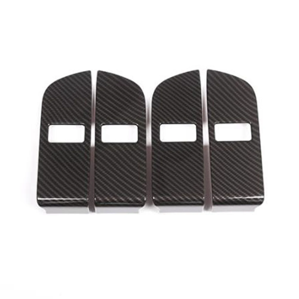 

For Land Rover Discovery 5 2021 2022 Carbon Fiber Window Lift Switch Button Panel Cover Trim Decorative Accessories,Low
