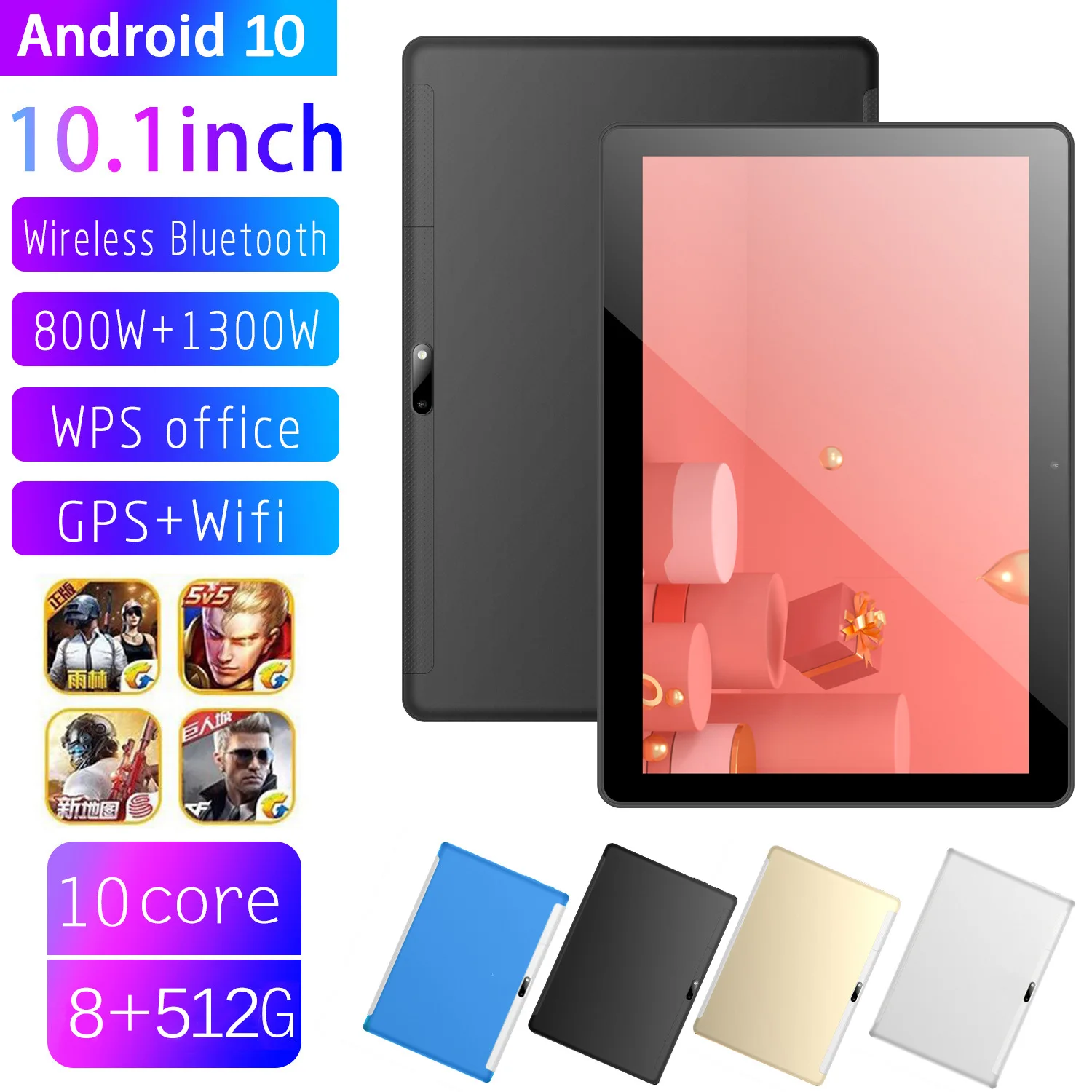 

10-дюймовый планшетный компьютер T10, планшетный компьютер Android 10, десятиядерный производитель, точечная продажа оптом