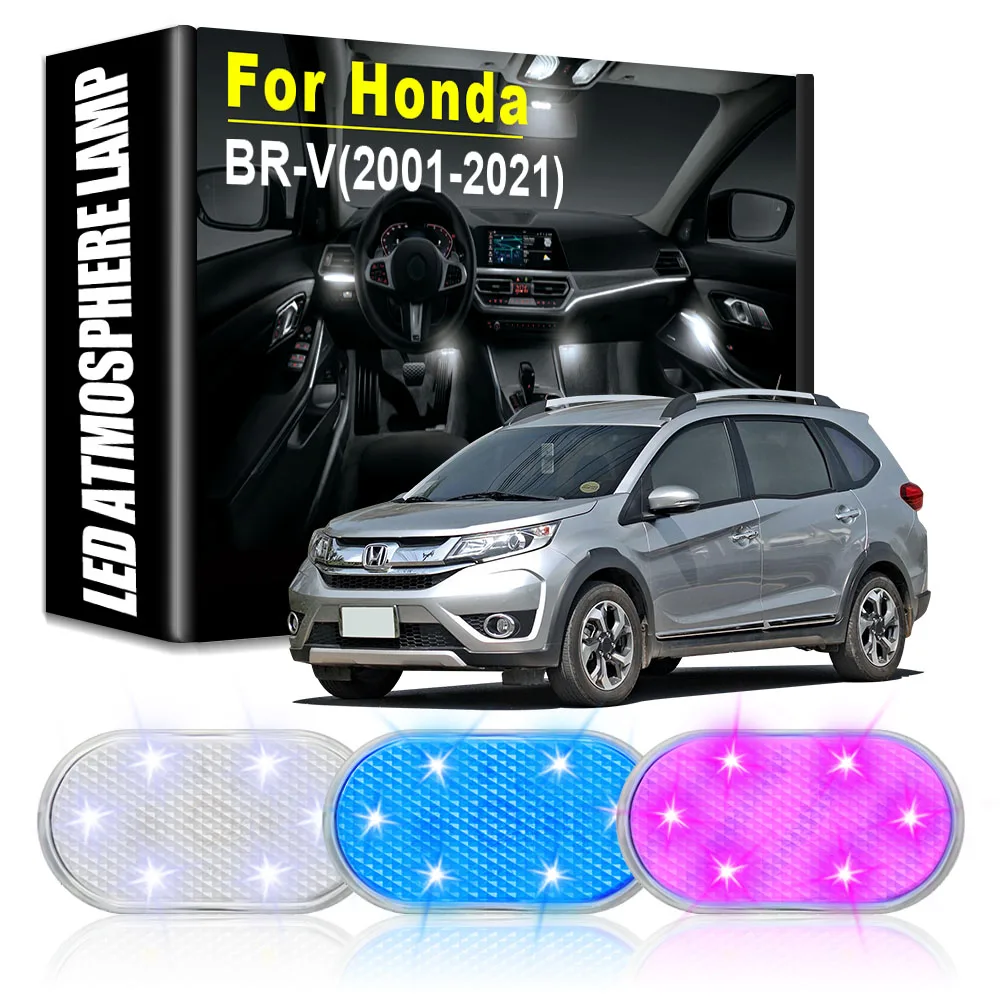 

Car LED Atmosphere Lights Car Rechargeable Touch Lamps Automotive Goods Car Accessories Auto Tools for Honda BR-V (2001-2021)
