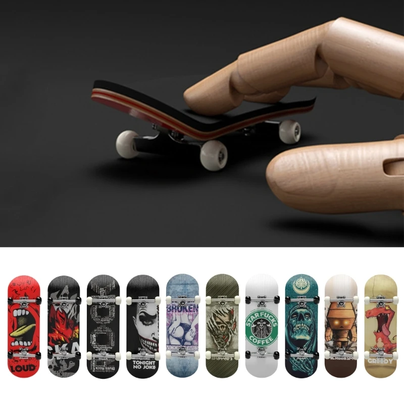 

Finger Skateboards for Kids Mini Fingerboard Wooden Boards Toy Hand Skateboard Party Favor Christmas Birthday Gifts