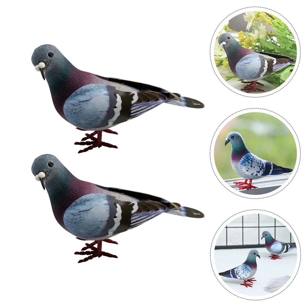 

2 Pcs Collection Home Decoration Decoraciones Para Salas Casa Foam Garden Lawn Dove