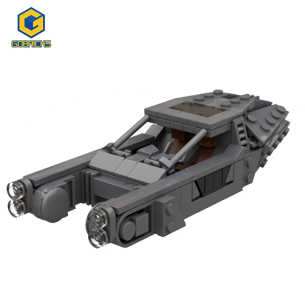 

Moc Classic Sci-fi Movie Blade-Runner Spinner 1982 Flying Technical Car Building Blocks City Aerocar Model Bricks Toys Gift