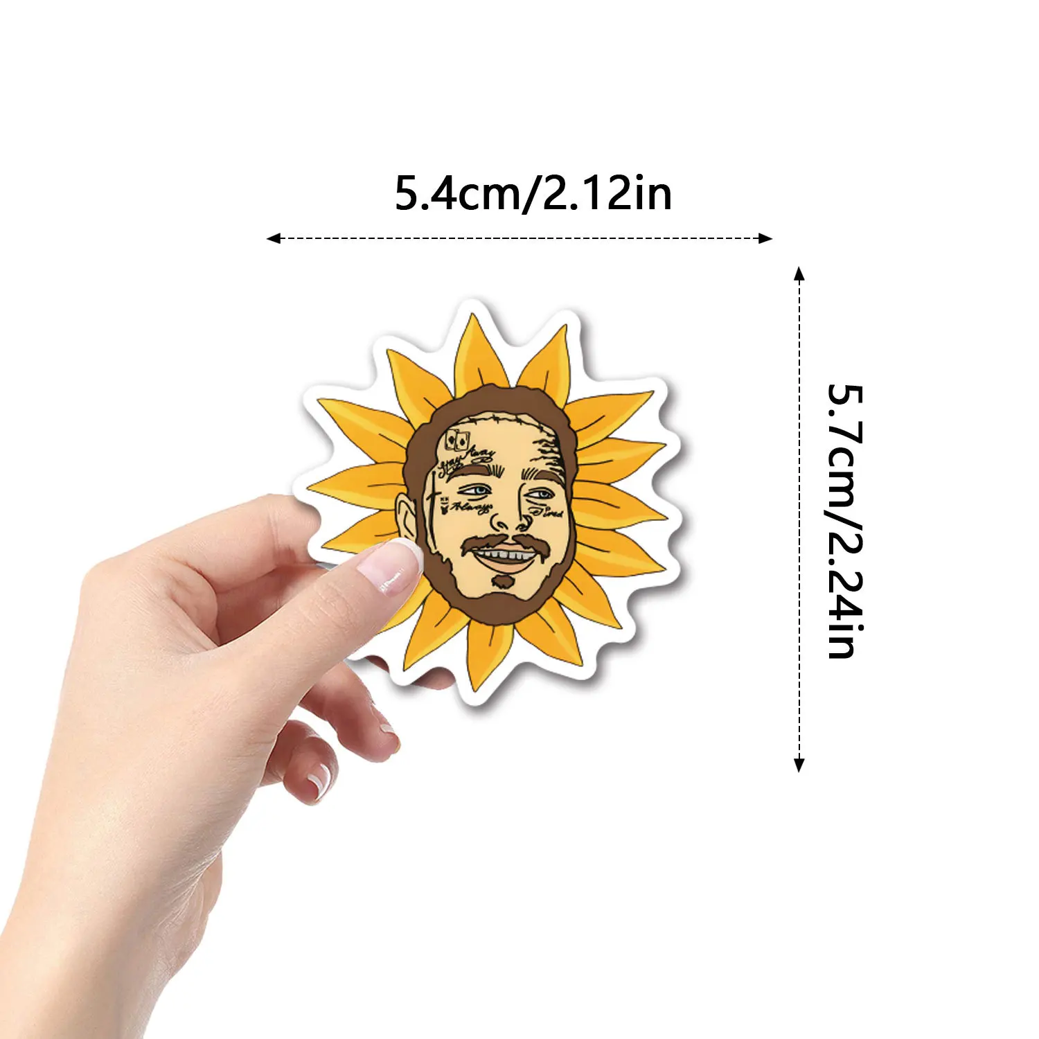 10/50 шт. наклейки Post Malone певица мультяшные скрапбук чемодан телефон гитара шлем