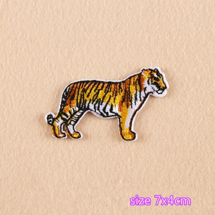 Набор из 10 аппликаций с дикими животными DK