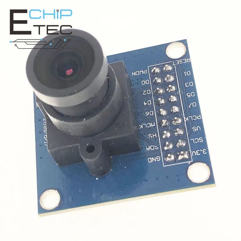 

Free shipping 1PCS/2PCS OV7670 Camera Module Supports VGA CIF auto exposure control display active size 640X480 For Arduino