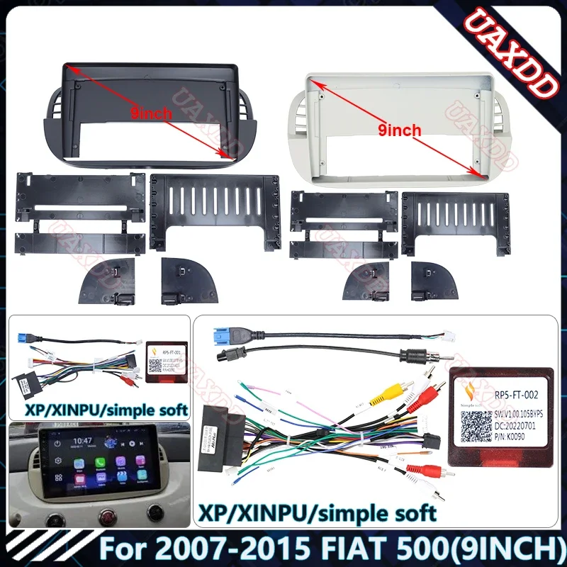 Для 2007-2015 FIAT 500 9 дюймов автомобильный CD MP5 радио Android стерео экраны аксессуары