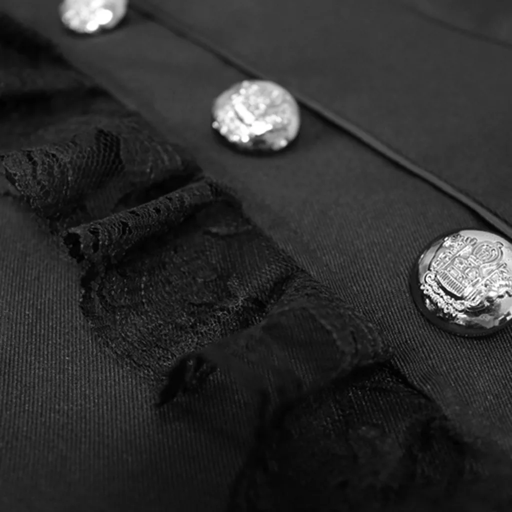 Женское модное однотонное пальто Medievals с V-образным вырезом и длинным рукавом