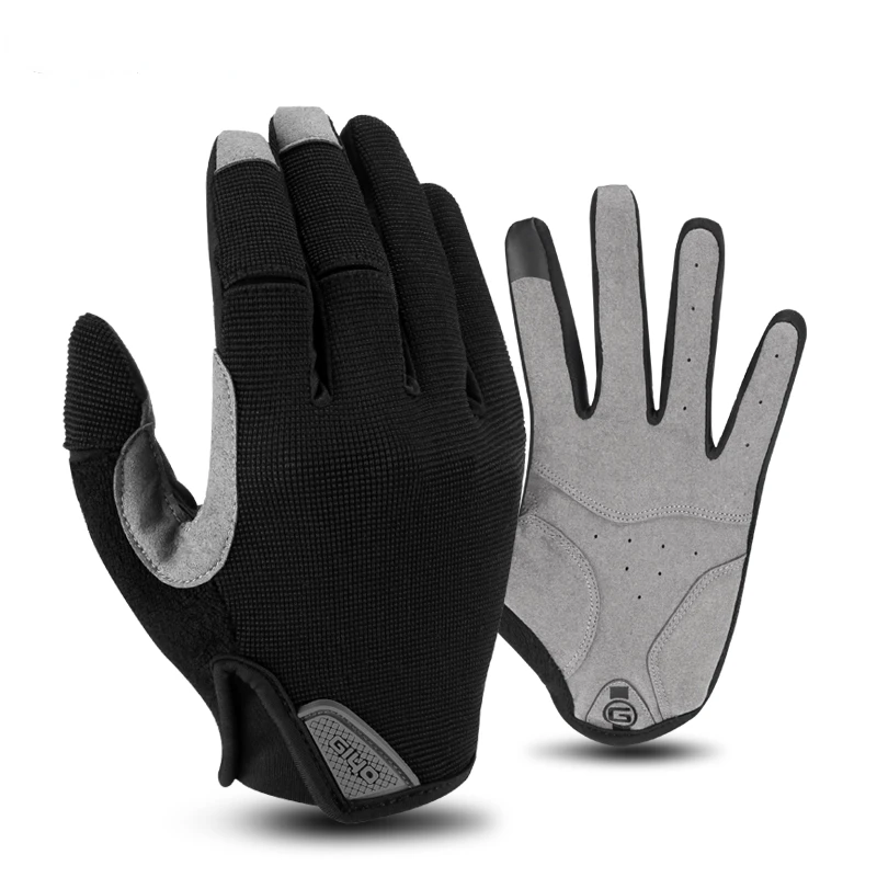 

2023 Spring/Summer Winter Sports Cycling Gloves Bicycle Gym Bike Gloves MTB Full Long Finger Touch Screen Gloves For Male Women