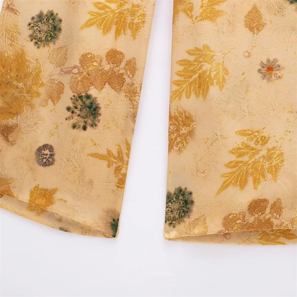 Женская рубашка-поло с принтом Zarb костюм из шелковой атласной ткани