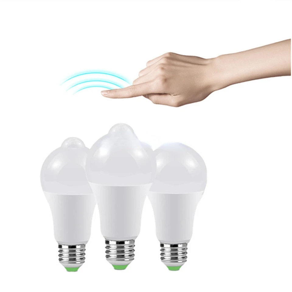 

Human Body Movement E27 220V Motion Sensor Automatic ON OFF Sensitive Detector LED Bulb Light