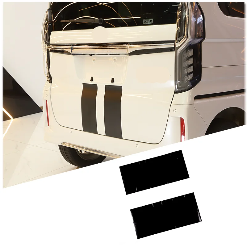 Наклейки на заднюю дверь для Honda N-BOX JF3 JF4 2017 2018 2019 2020 2021, виниловые наклейки на автомобиль, графика, пользовательский Декор, крышка, аксессуары