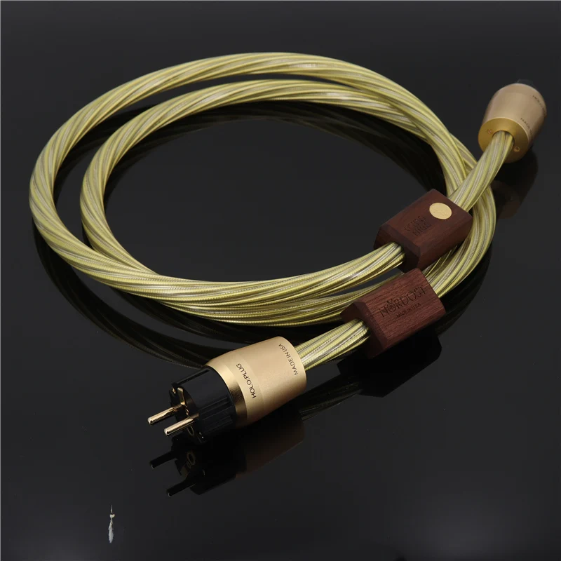 Золотистый Hi-Fi шнур питания Nordost Odin