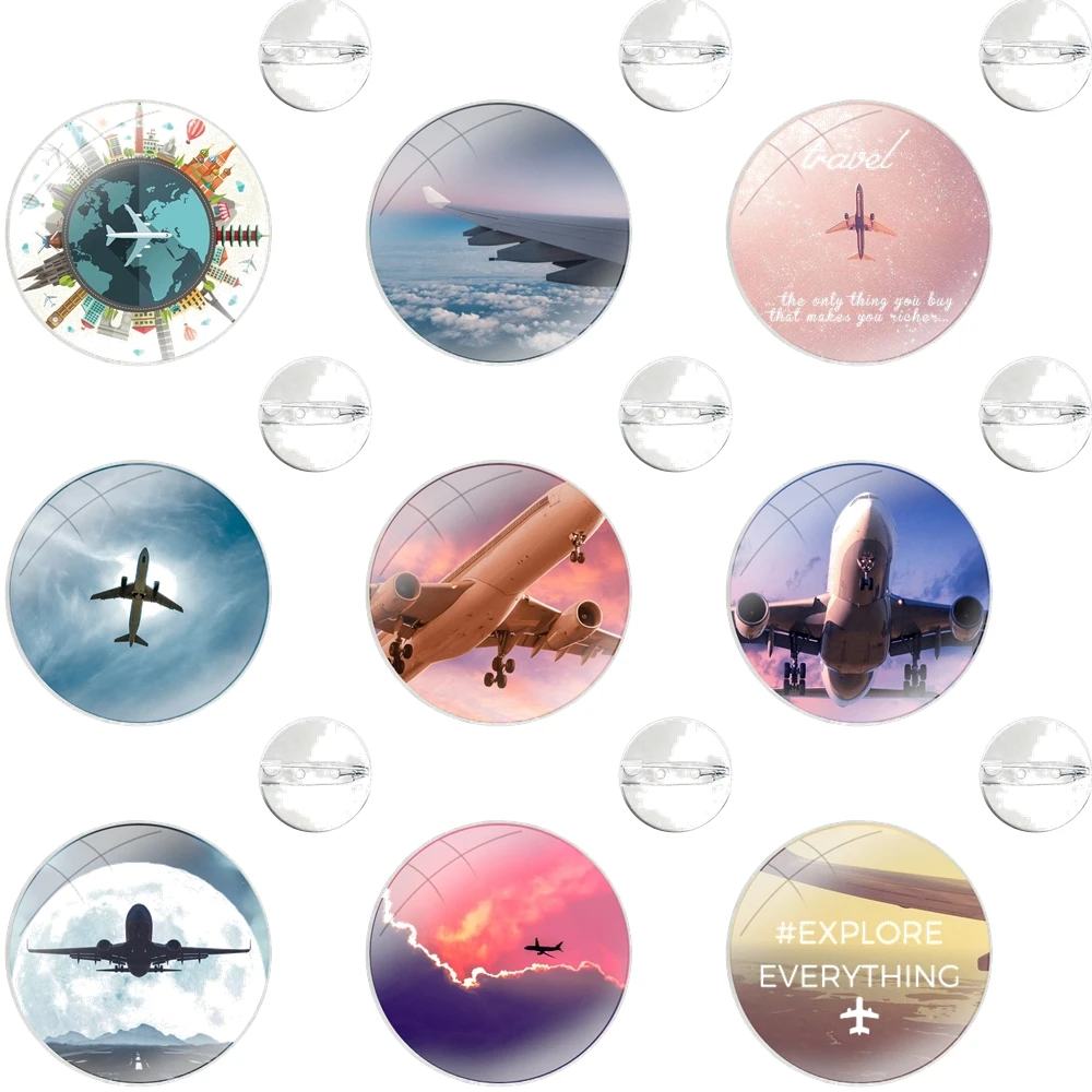 Дорожная карта Ailplane дорожный значок для одежды рюкзак украшение подарок