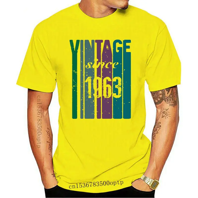 

Винтажная рубашка с 1963 года для мужчин, хлопковая рубашка, желтая рубашка, новая рубашка 1963 года