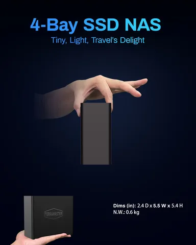 TERRAMASTER F4 SSD NAS Storage