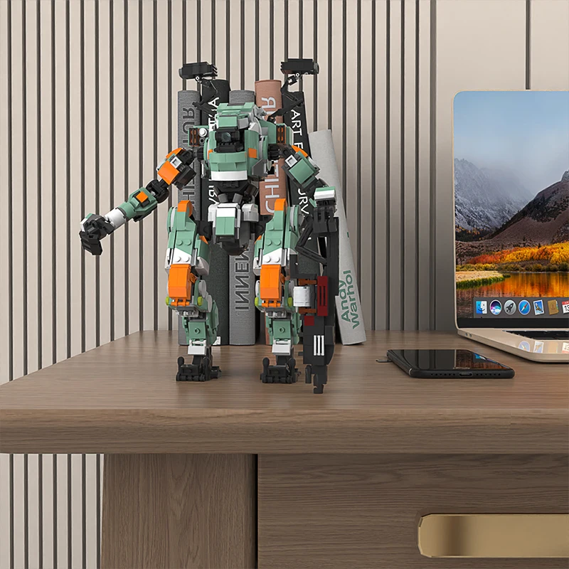 Набор Механической Модели Воина Vanguard Titan 1057 Шт. Титановые Строительные Блоки