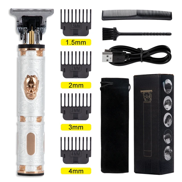 New in Hair Clipper USB Hair Trimmer Rechargeable Hair Cutting Machine T-Outline Barber Cordless Trimmer Beard Shaver Men Haircu enlarge