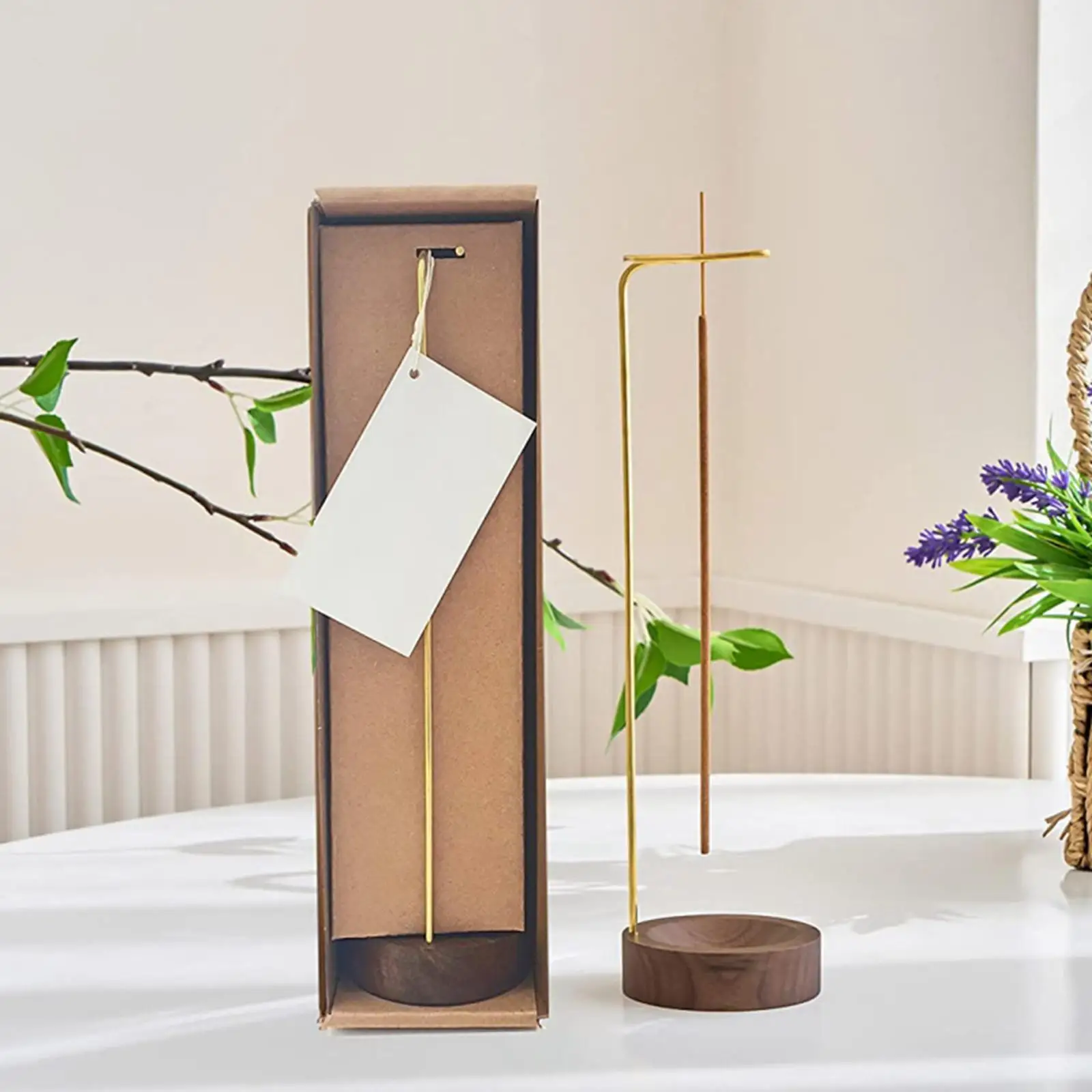 

Upside Down Incense Holder Sticks Wooden Incense Stick Burner Holder Wooden Incense Base Incense Stick Stand for Office Yoga SPA